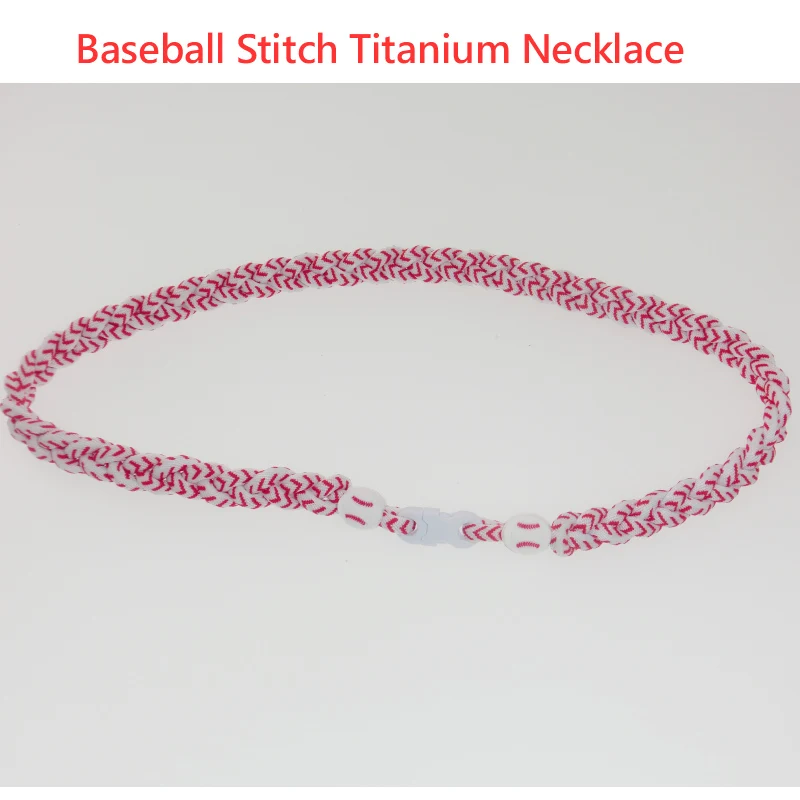 Three Braided Rope Tornado Necklace Titanium Necklace Baseball Baseball  Rope Necklaces for Boys Men Player Softball Fan - AliExpress