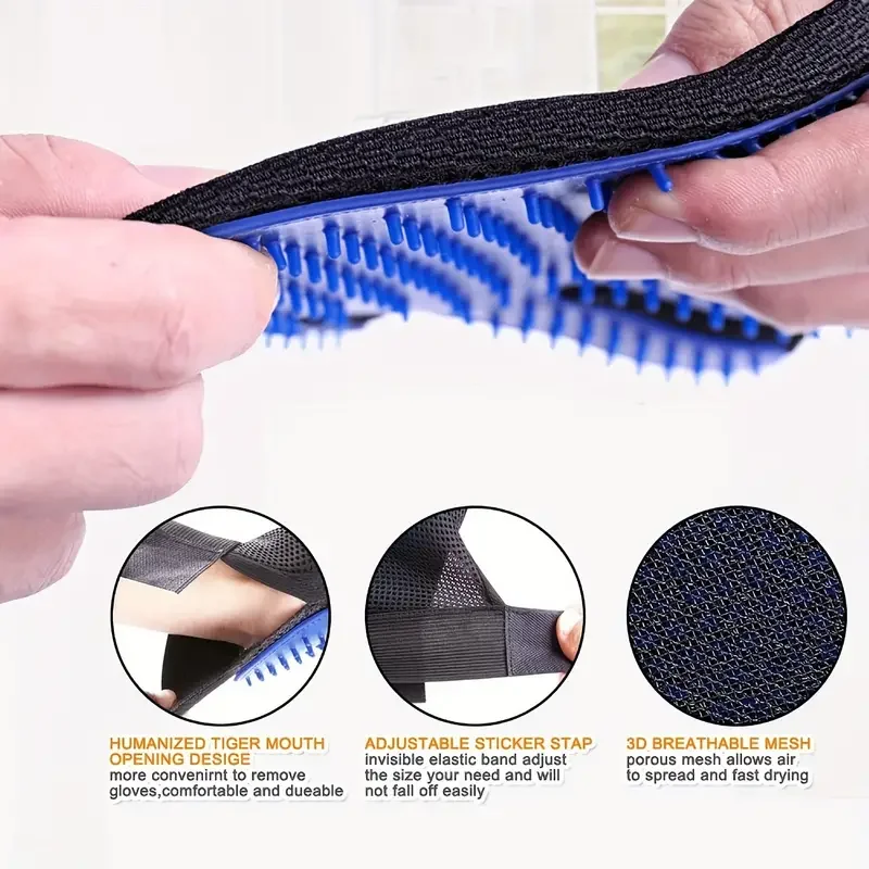 Dog Hair Combing Gloves Pet Dog Cat Suitable Pet Supplies Hair Removal Gloves With Massage and Removal A Pair