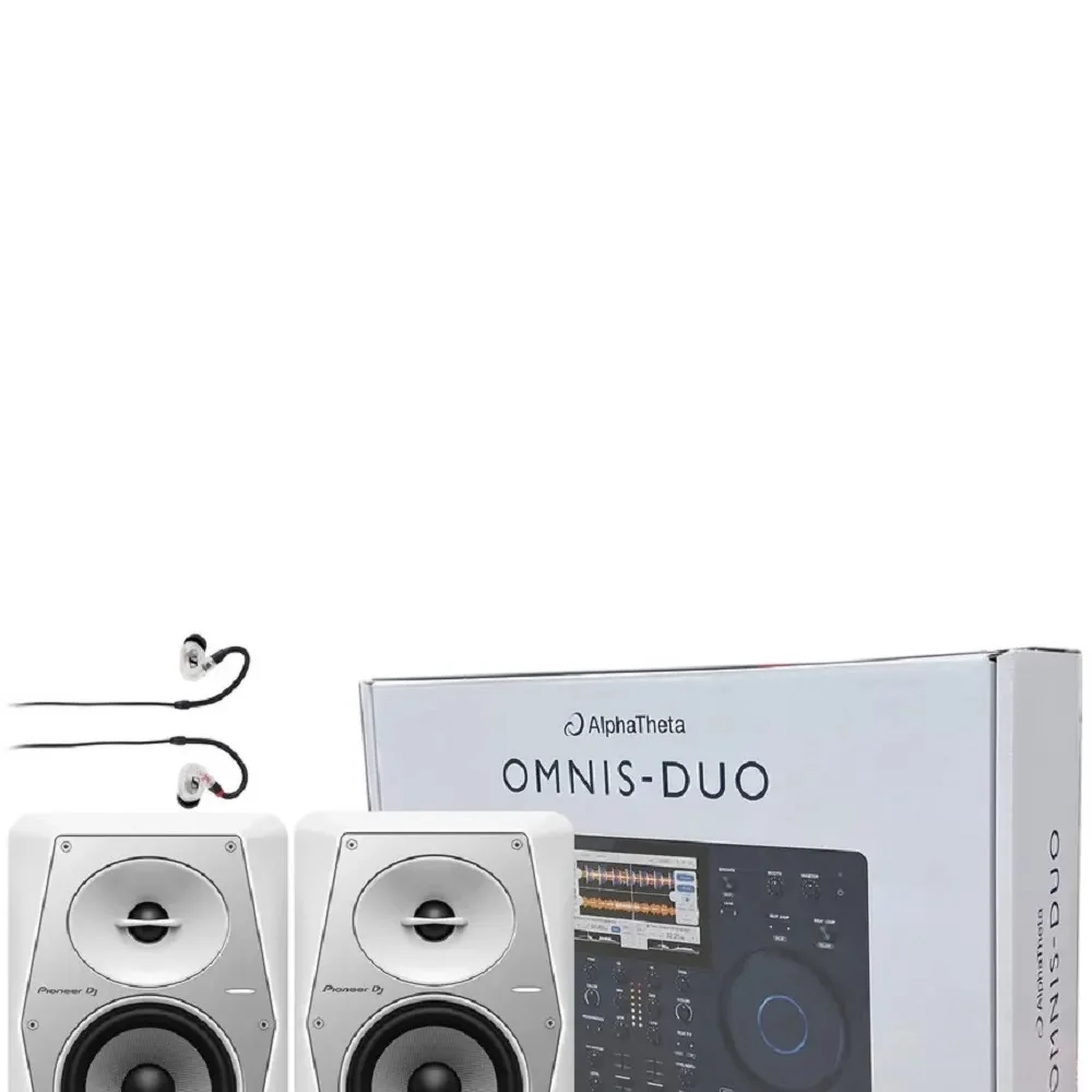 OMNIS-DUO 휴대용 올인원 DJ 시스템, VM-50-W 5 액티브 모니터 스피커, 할인 판매
