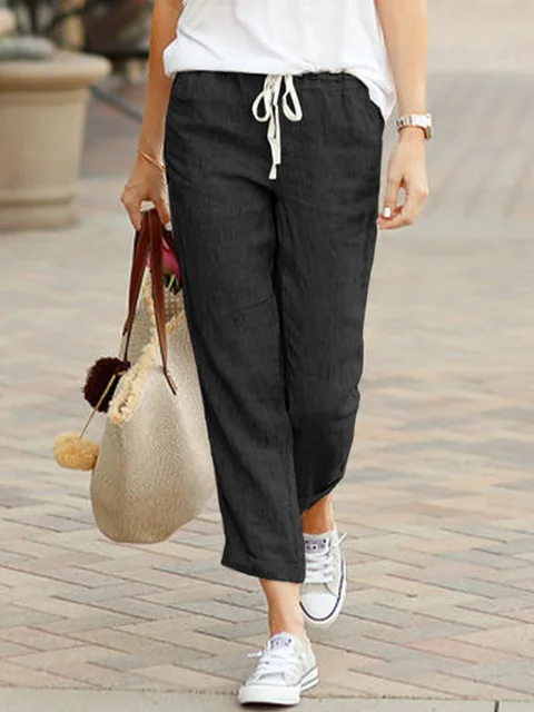 summer pants women cotton