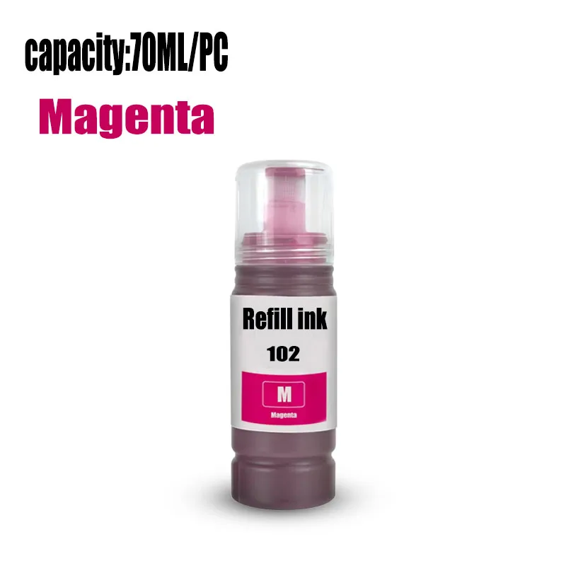 엡손 102 잉크 호환 102 리필 염료 잉크 ECOTANK ET-2700 ET-2750 ET-2751 ET-2850 ET-3700 ET-4750 ET-4850 ET-15000용