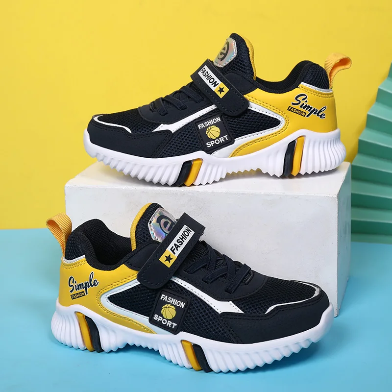 Kids Running Shoes for Boys Spring/Summer Fashion Mesh Casual Walking Sneakers Children Breathable Comfort Sport Shoes Outdoor kid sneakers sport shoes for boys fashion children breathable mesh comfort shoes casual walking outdoor running shoes