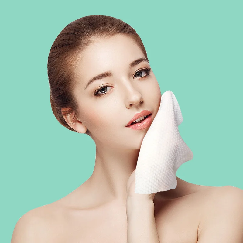 Disposable Soft Face Towel 60 Pcs Cotton Face Wipes