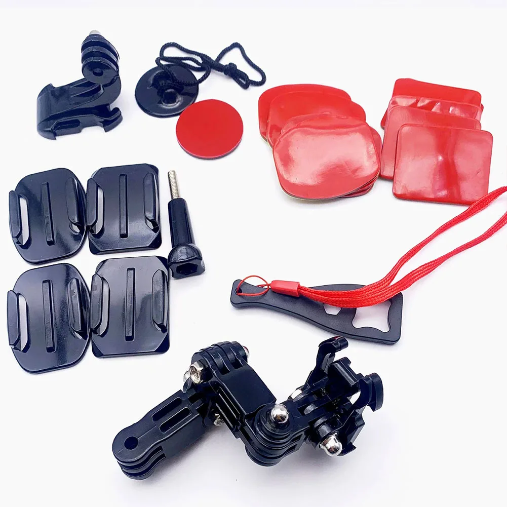 Motorcycle Helmet Bracket for DJI Action 5 Pro 4 3 Helmet Chin Extension Arm Mount For Gopro Yi Action Camera Accessories Set 6