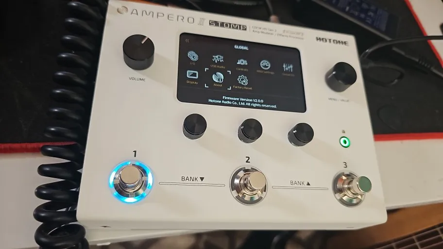 HOTONE Ampero II Stomp MP-300 Guitar Bass Multi-Effects Pedal