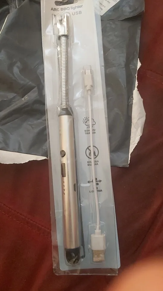 Acendedor Fogão Churrasqueira Isqueiro Eletrônico Recarregável USB - Neverdie Store photo review