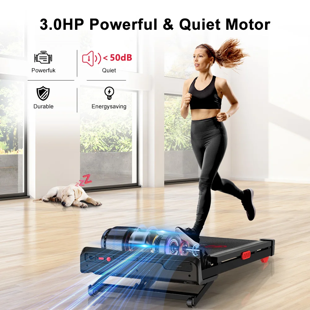 Bigzzia Walking Pad with Tilt, Treadmill for Home Quiet - Main Image