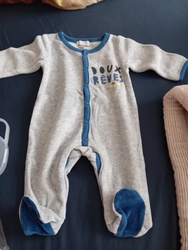 Cute White Full Sleeve Baby Jumpsuit photo review