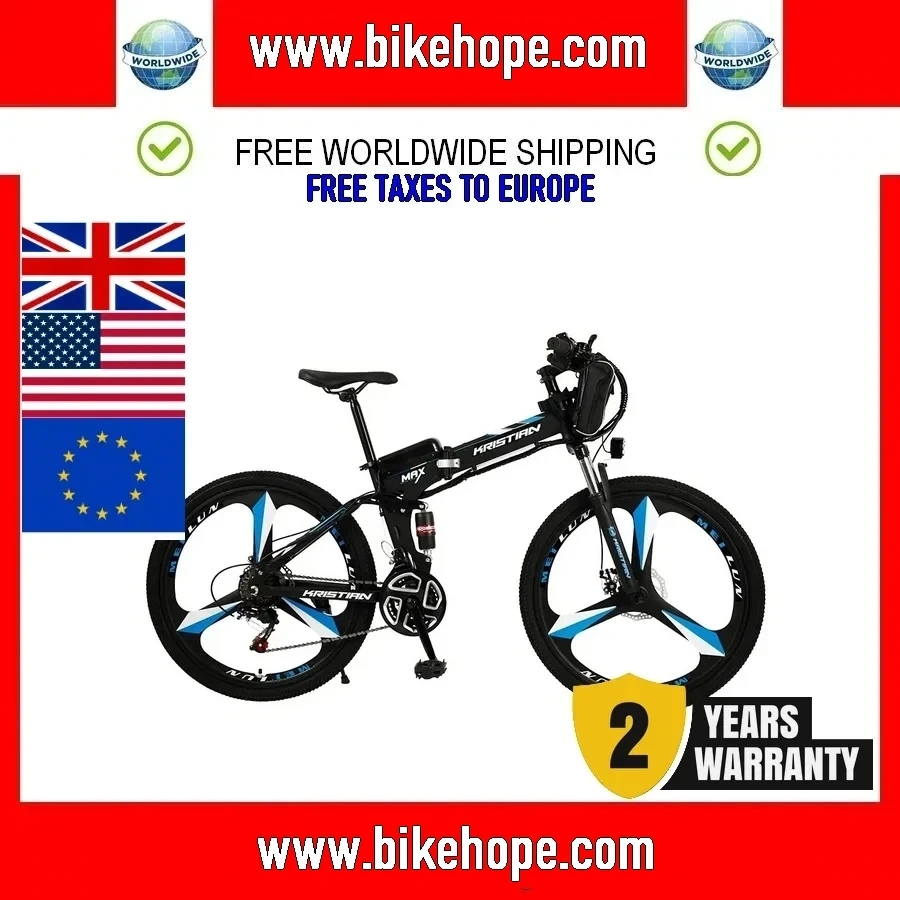 

2024 Mountain Bike Disc Brake Moped Electric Bicycle Retro Motorcycle 36V 350W Foldable Motorcycle Adult Bicycle Electric Bicycl