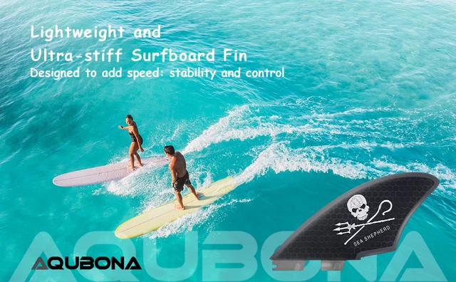 SEA SHEPHERD サーフボードフィン 2枚セット SEA SHEPHERD