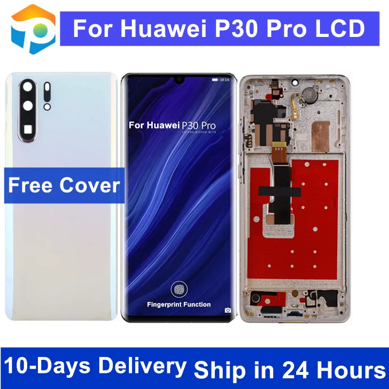 

100% Original New OLED For Huawei P30 Pro LCD Display VOG-L29 VOG-L09 VOG-AL00 VOG-TL00 For P30 Pro Display Touch Screen