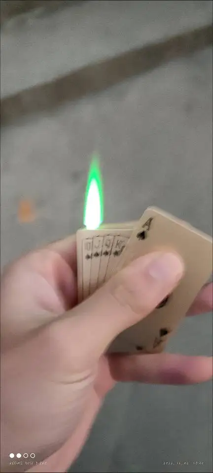 Briquet carte poker - Unique Fire