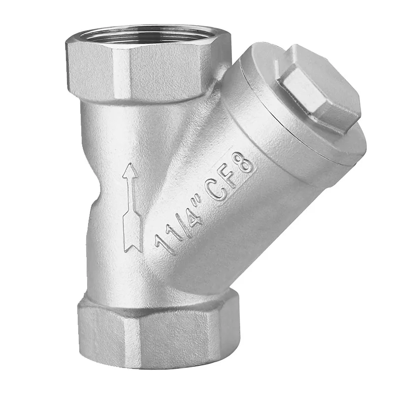 Y-Type Strainers Thread Female Thread Stainless Steel Filter Valve