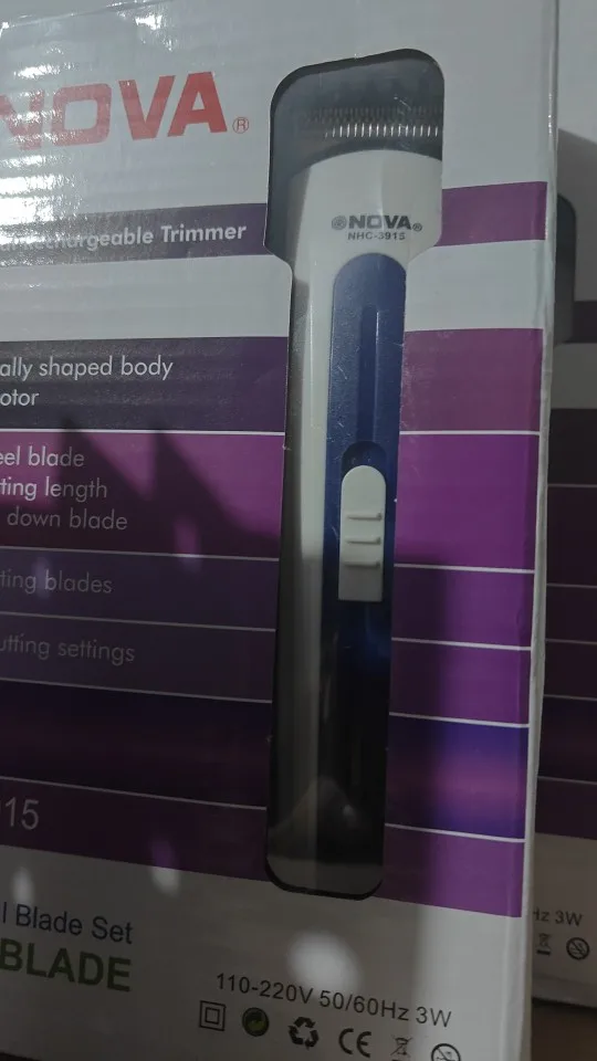 Máquininha De Cortar Cabelo e/ou Barbeador Portátil Aparador Barba 3915 bivolt Recarregável-ENVIO IMEDIATO PARA TODO BRASIL photo review