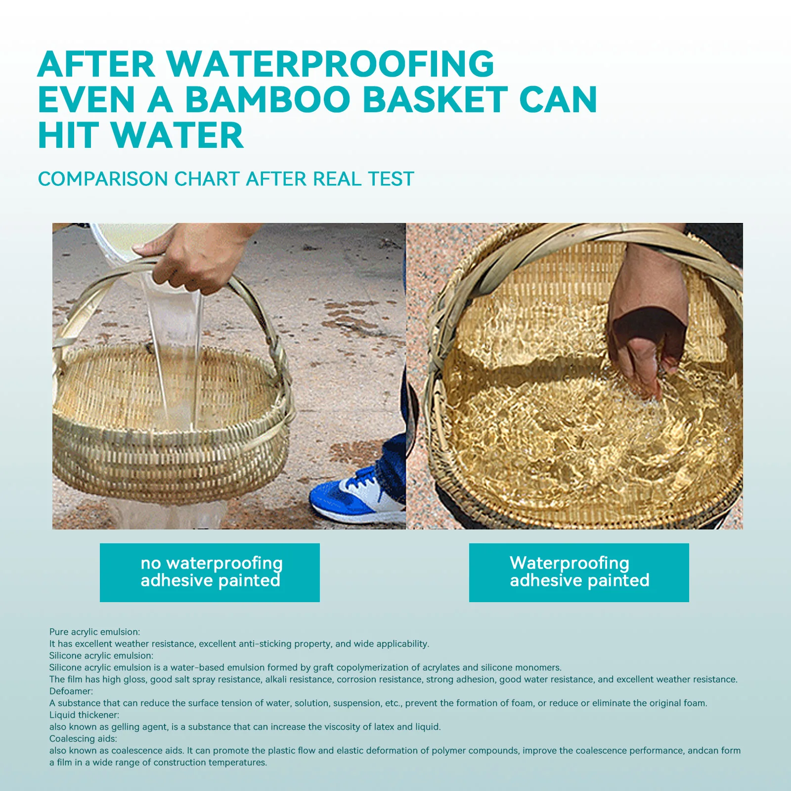 Waterproof Adhesive Sealant for Wall Leak Repair