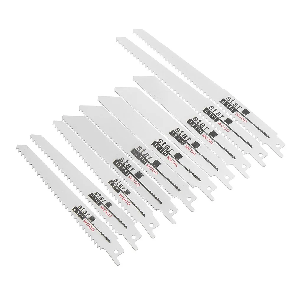 STONEGO 10PCS Säbelsägeblatt Jig Sägeblätter Für Holz/Metall Schneiden Holzbearbeitung Werkzeuge Stonego Power Werkzeug Zubehör – Detail 2