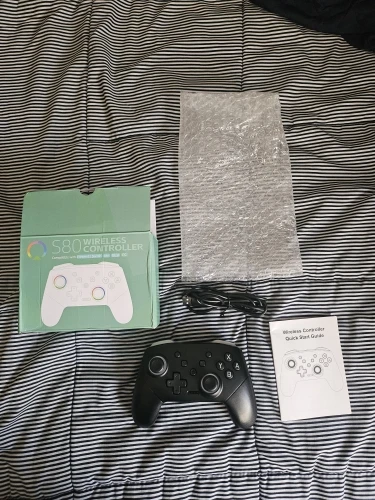 DATA FROG-controlador inalámbrico Switch Pro para Switch/Switch, Joystick programable OLED para PC, Gamepad para Switch 2 photo review