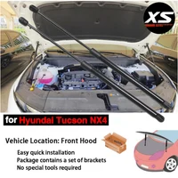Front Hood Bonnet Struts For Hyundai Tucson NX4 2021-2025 Modify Lift Support Damper Shock Absorber Cylinder Piston Rods Verins 1