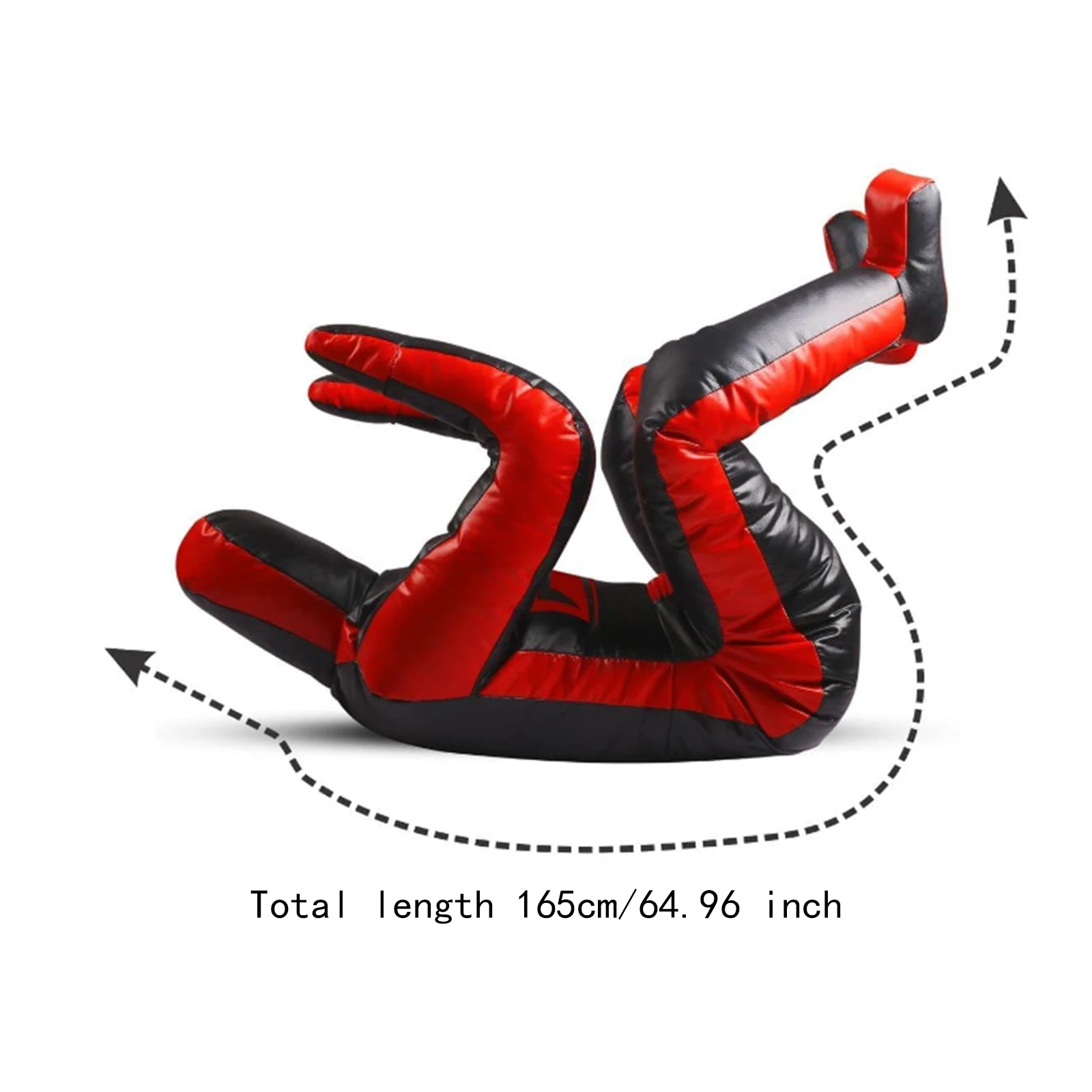 Grappling Dummy Unfilled Sturdy Wrestling Dummy Punch Bag Versatile Judo Bag for Mma Training Muay Thai Judo Taekwondo