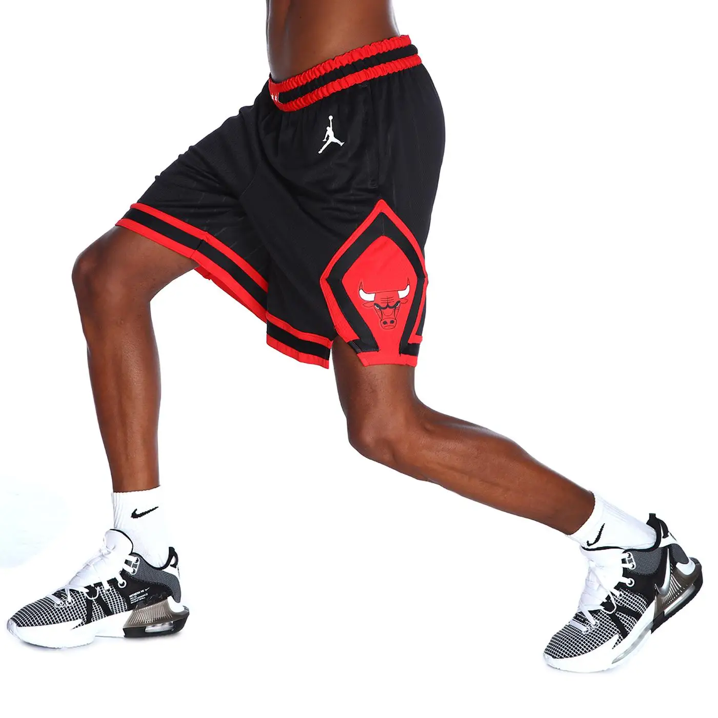 Black Nike NBA Chicago Bulls Swingman Shorts