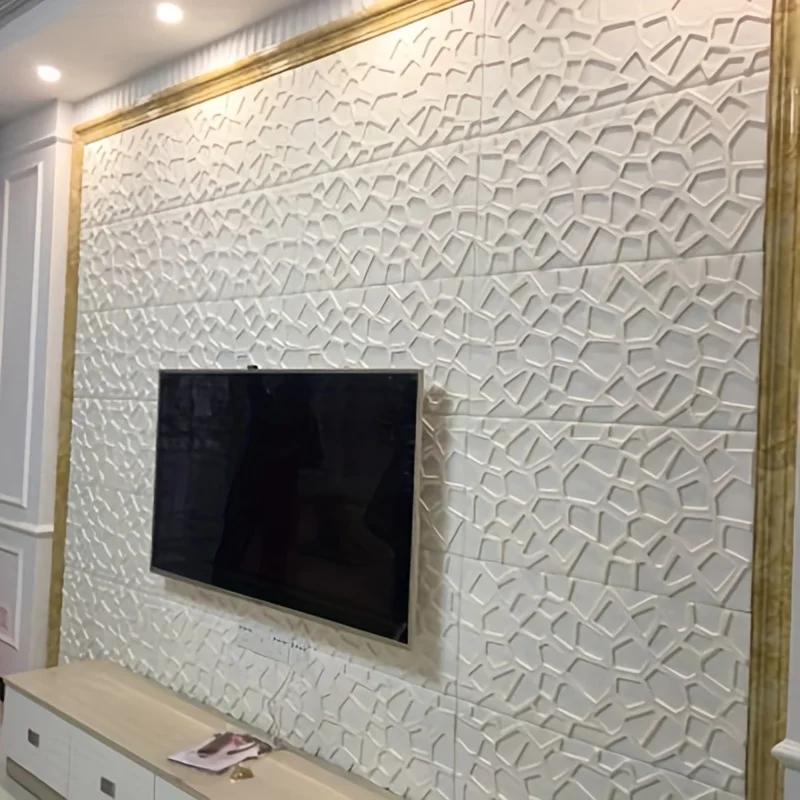 35*35cm Ceiling Bed Room Decor Background Wallpaper Peel and Stick Waterproof Decoration Wall Stickers Anti-collision 3d Home 4