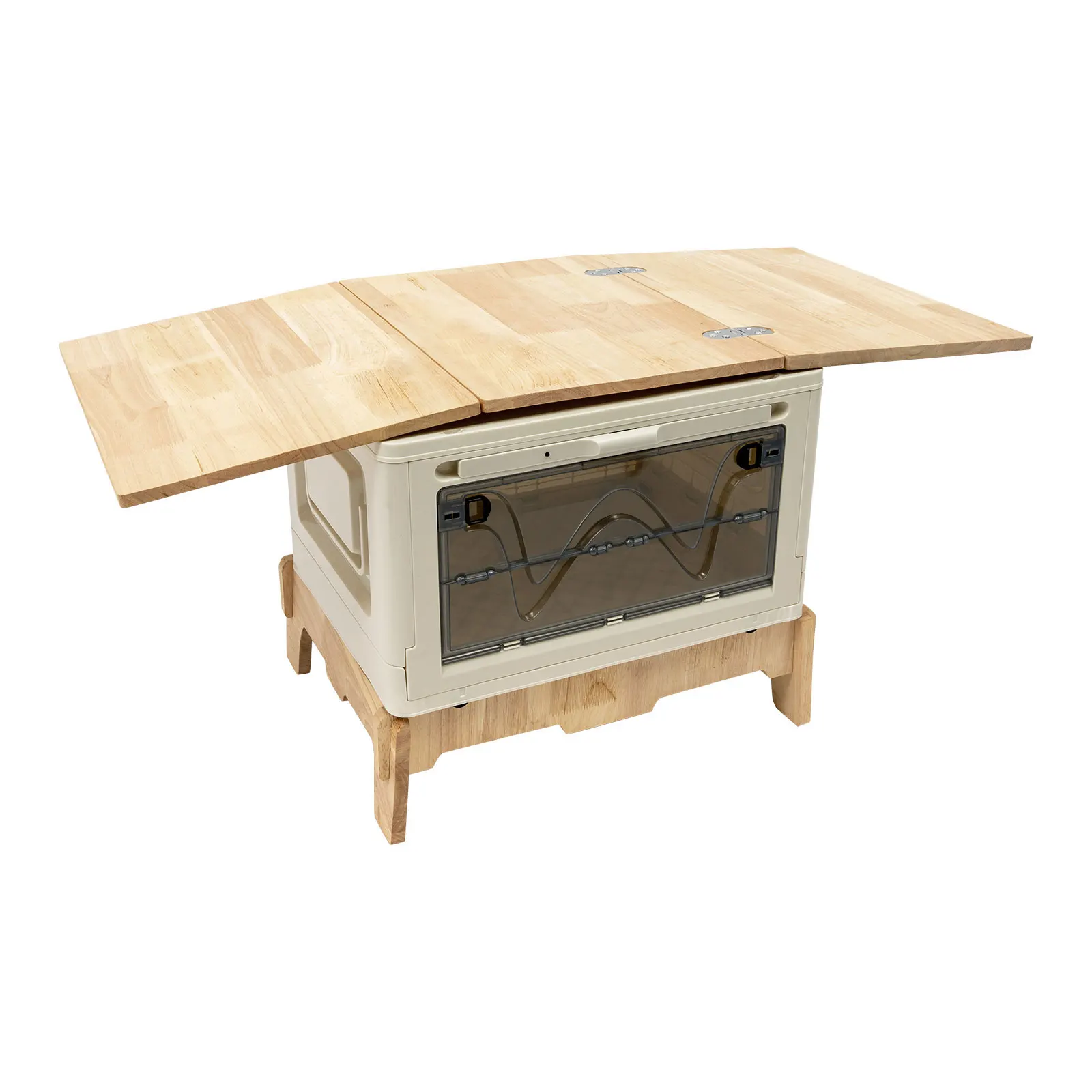 Folding Camping Table with Storage 6