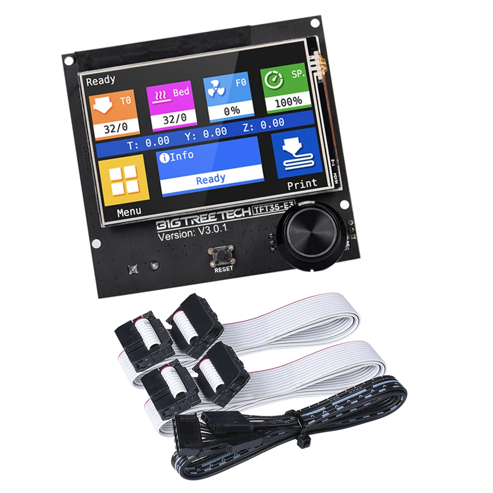 Lcd Touch Screen Módulo Wi-fi para Skr Mini e3 V3.0 Polvo Pro Ender Cr10 Impressora 3d 12864 Bigtreetech-tft35 e3 V3.0 - Imagem 2