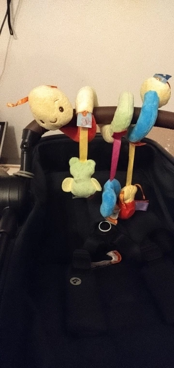 11pcs optional,baby crib bell rattle baby stroller hanging bell multifunctional pinch bright colors photo review