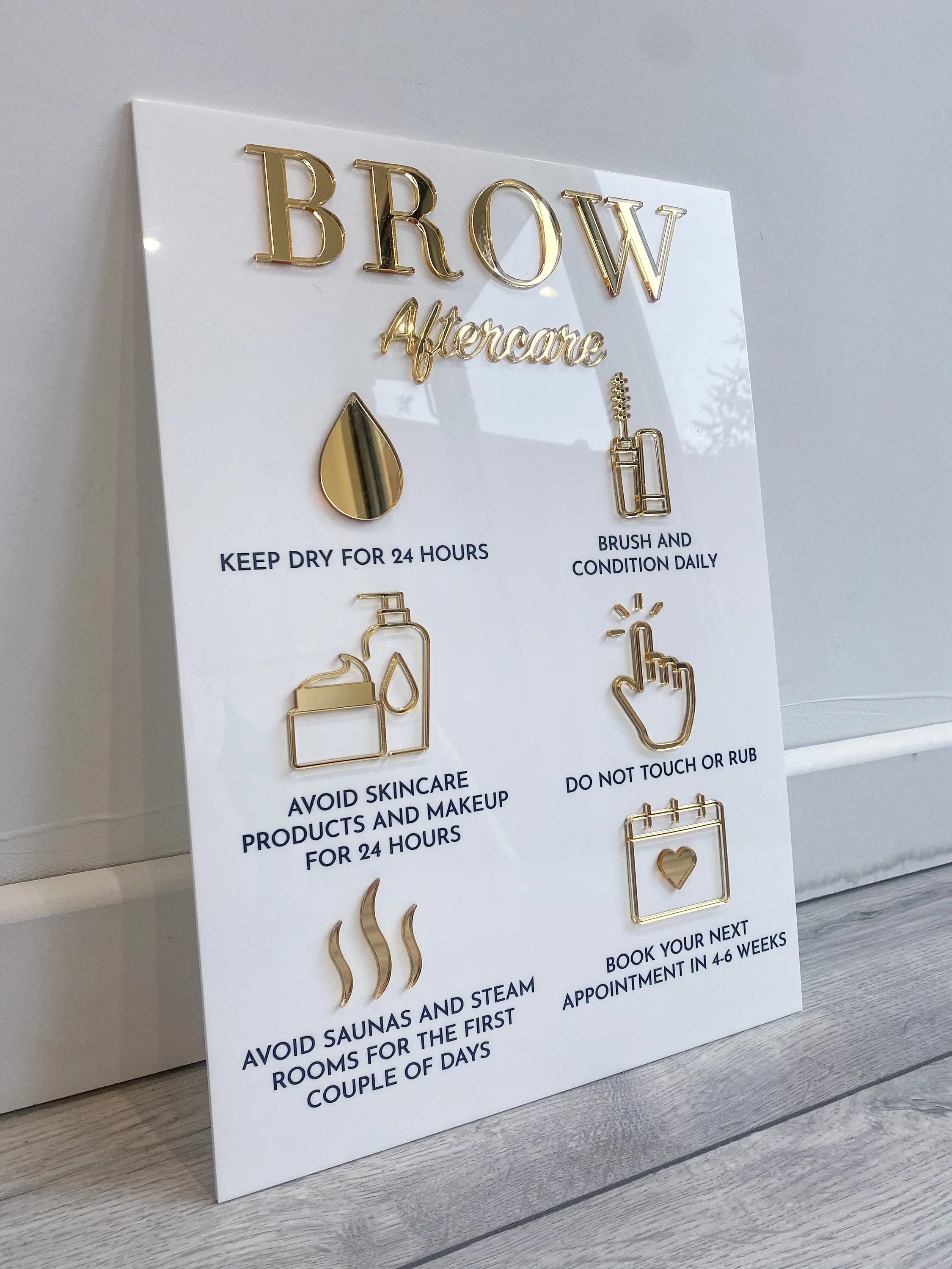 Nozzle Sign, Acrílico Beauty Salon Decoração Estética,