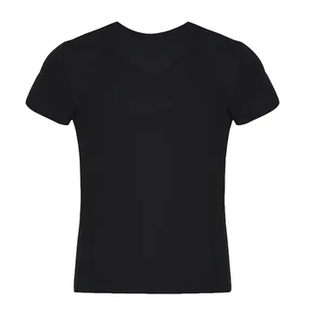 V Neck T Shirts for Men Rayon Made from Bamboo Tees Moisture Wicking Undershirts 1 Pack 2