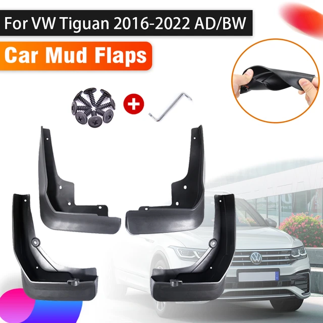 Schlamm Klappe Für Volkswagen VW Tiguan 2022 Zubehör 2016 ~ 2021 AD BW Auto  Kotflügel Splash Wache Vorderen Kotflügel Hinten auto Zubehör - AliExpress