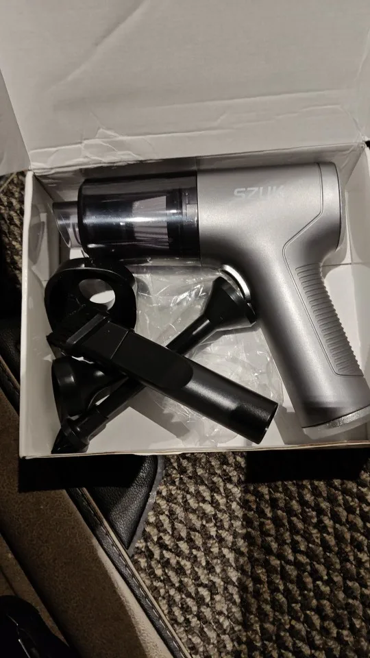 SZUK-aspiradora de coche 98000PA, Mini máquina de limpieza potente, succión fuerte, portátil, inalámbrico, electrodoméstico photo review