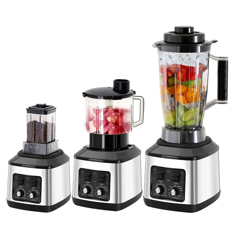 3 W 1 Blender elektryczny 9500W potężny wielofunkcyjny mikser sokowirówka urządzenie do Smoothie 3L + 1,5l + 0,5l pojemnik robot kuchenny mikser