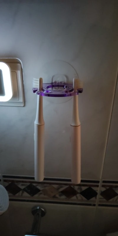 Toothbrush Hanger with Toothpaste Dispenser photo review