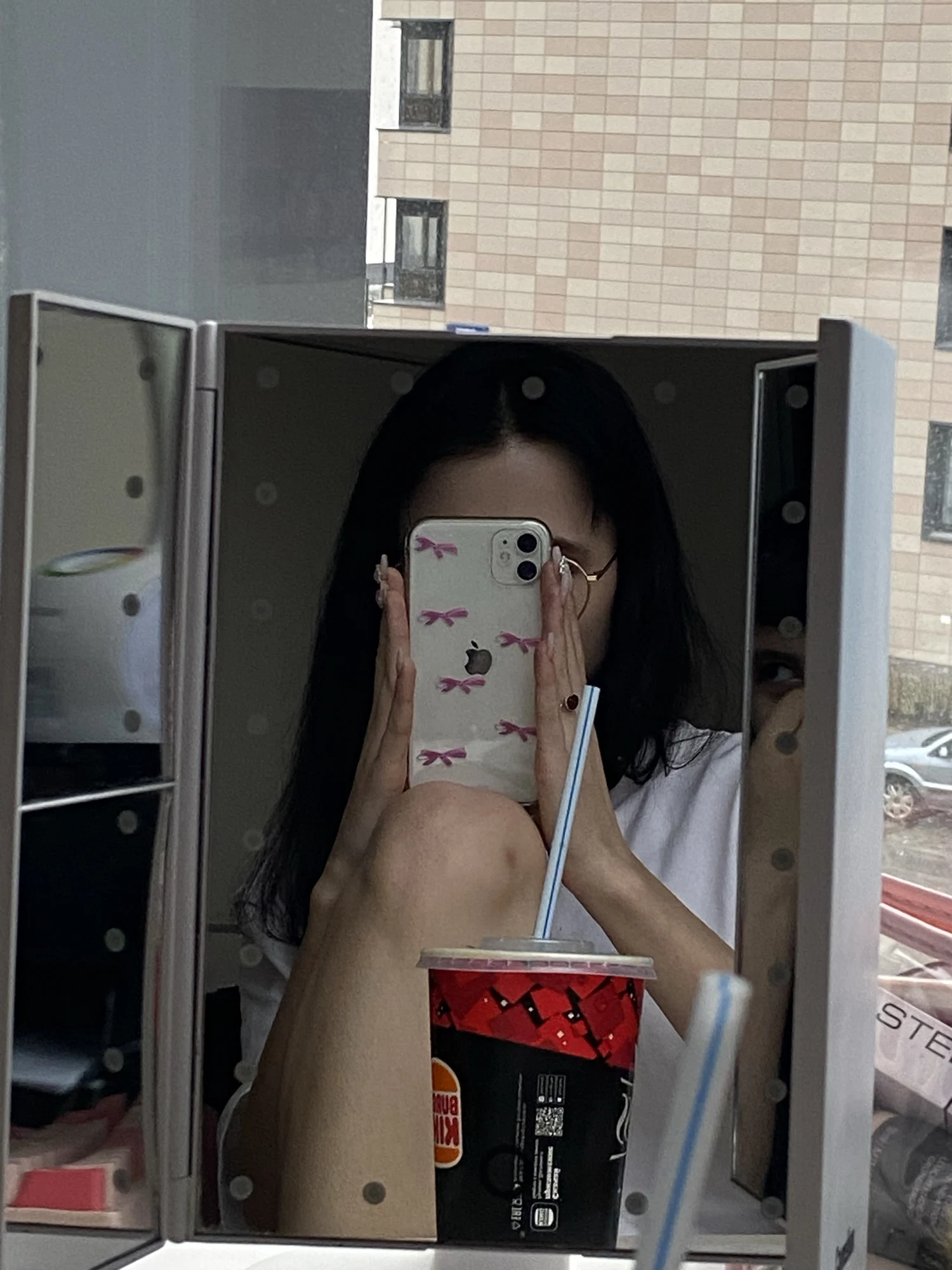 Cute Pink iPhone Case, customer photo