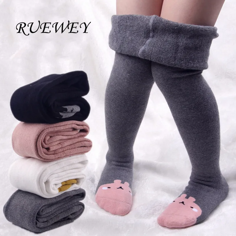 

RUEWEY Children Kids Baby Girl Socks Pants Pantyhose Autumn Winter Infant Cute Socks Cartoon Stockings Tights Clothing for Girls