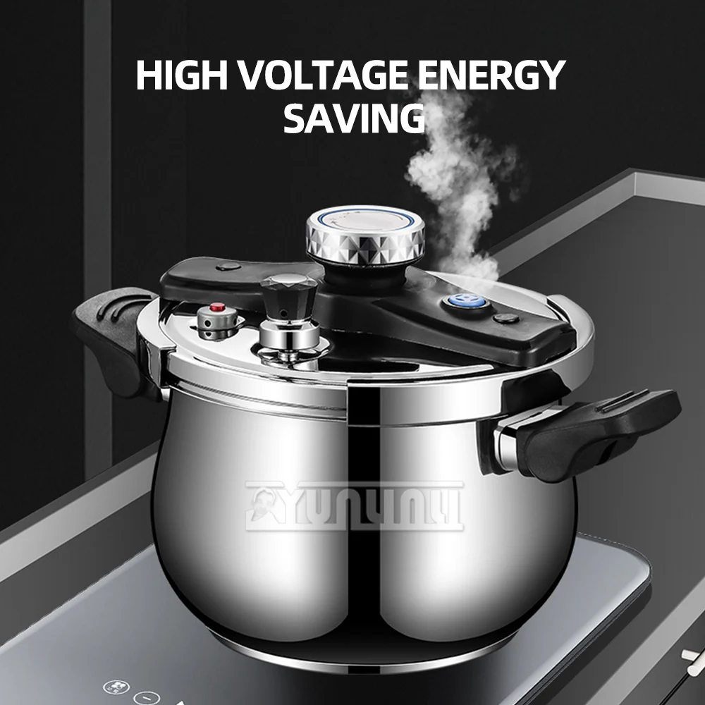 Household large capacity Pressure Cooker 304 Stainless Steel Pressure Cooker Gas Stove Induction Cooker Universal 5