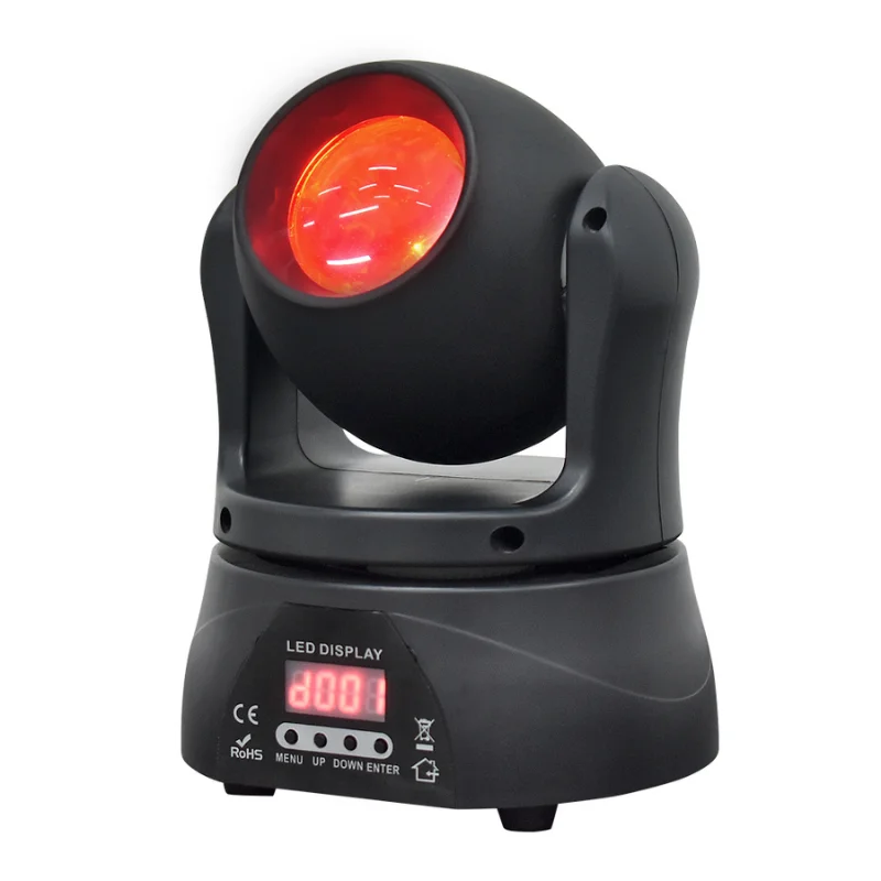 

[New Arrival] 40W Mini LED Moving Head Beam Light Projector - Stage Lighting for Club Dj Disco Party RGBW