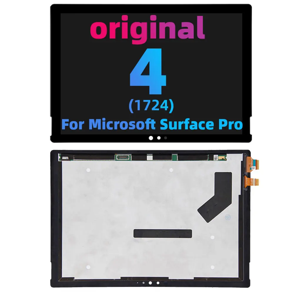 100% Test New LCD For Microsoft Surface Pro  3 4 5 6 7 LCD Display Touch Screen Digitizer Assembly 1866 1807 1796 1724 16311514