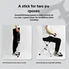 A 2-in-1 portable folding cane and chair combination that can be quickly folded and unfolded, equipped with a seat and three leg 2