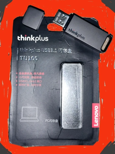 Lenovo TU100 USB Flash Drive 3.1 32GB 64GB 128GB Pen Drive photo review