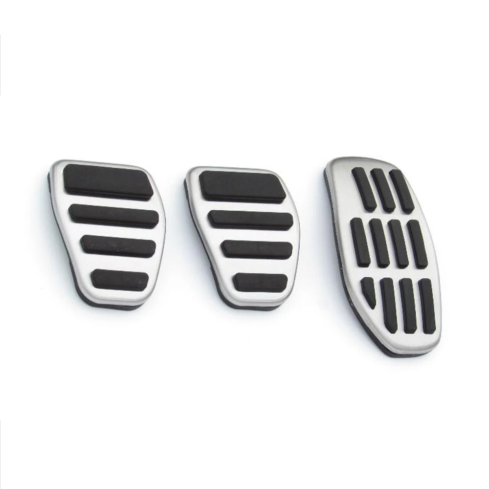 Car-styling Car Foot Pedals For Nissan Pulsar Tiida C13 2014 2015 Gas Fuel Brake Restfoot Pedal Cover Parts AT MT