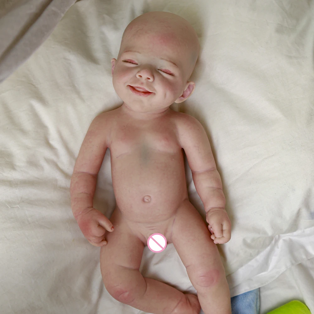 16 Inch Lifelike Full Body Silicone Reborn Baby Dolls 100% Silicone Baby  Boy Doll Toy Real Sleeping Live Bebe Reborn Newborn