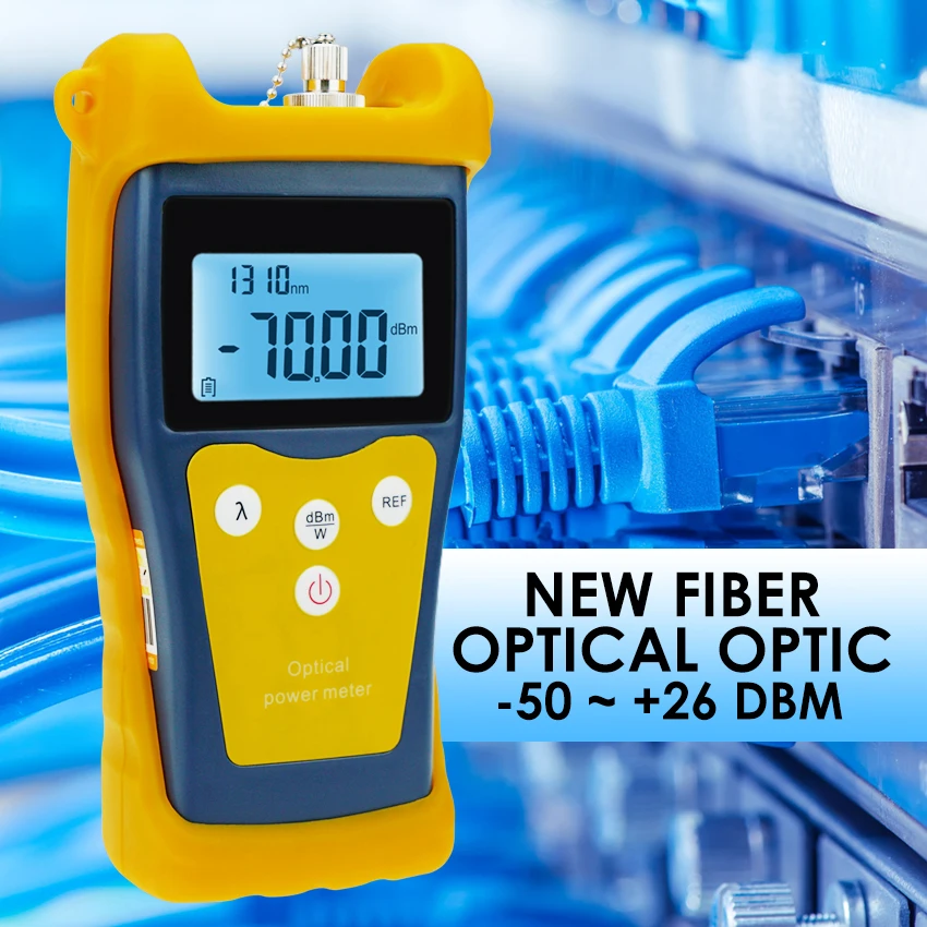 

Optical Power Meter With 1.0mm Large-area Detector Self-calibration Fault Locator FC SC ST LC for CATV CCTV Telecommunications