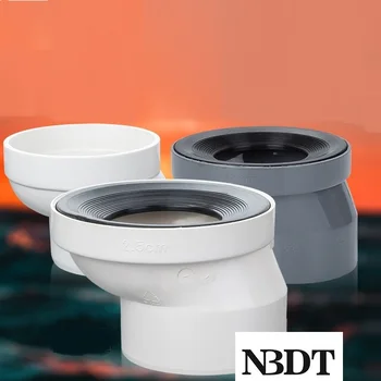 1 ชิ้นพลาสติกห้องน้ําท่อระบายน้ํา Relocation Offset หน้าแปลนอะแดปเตอร์ Shifter สําหรับ Remodeling ท่อประปาระบายน้ํา 1