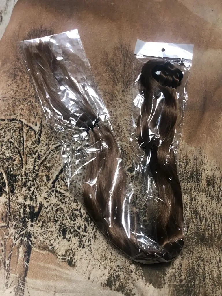 Synthetic Long Braided Ponytail Hair Rope Extension photo review