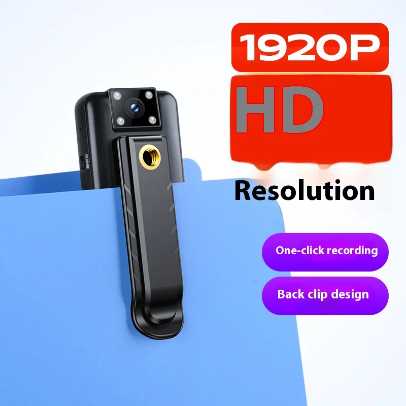 Best HD Video Recorder Camera Artifact Back Clip Night Vision Body Worn Recorder Action Camera