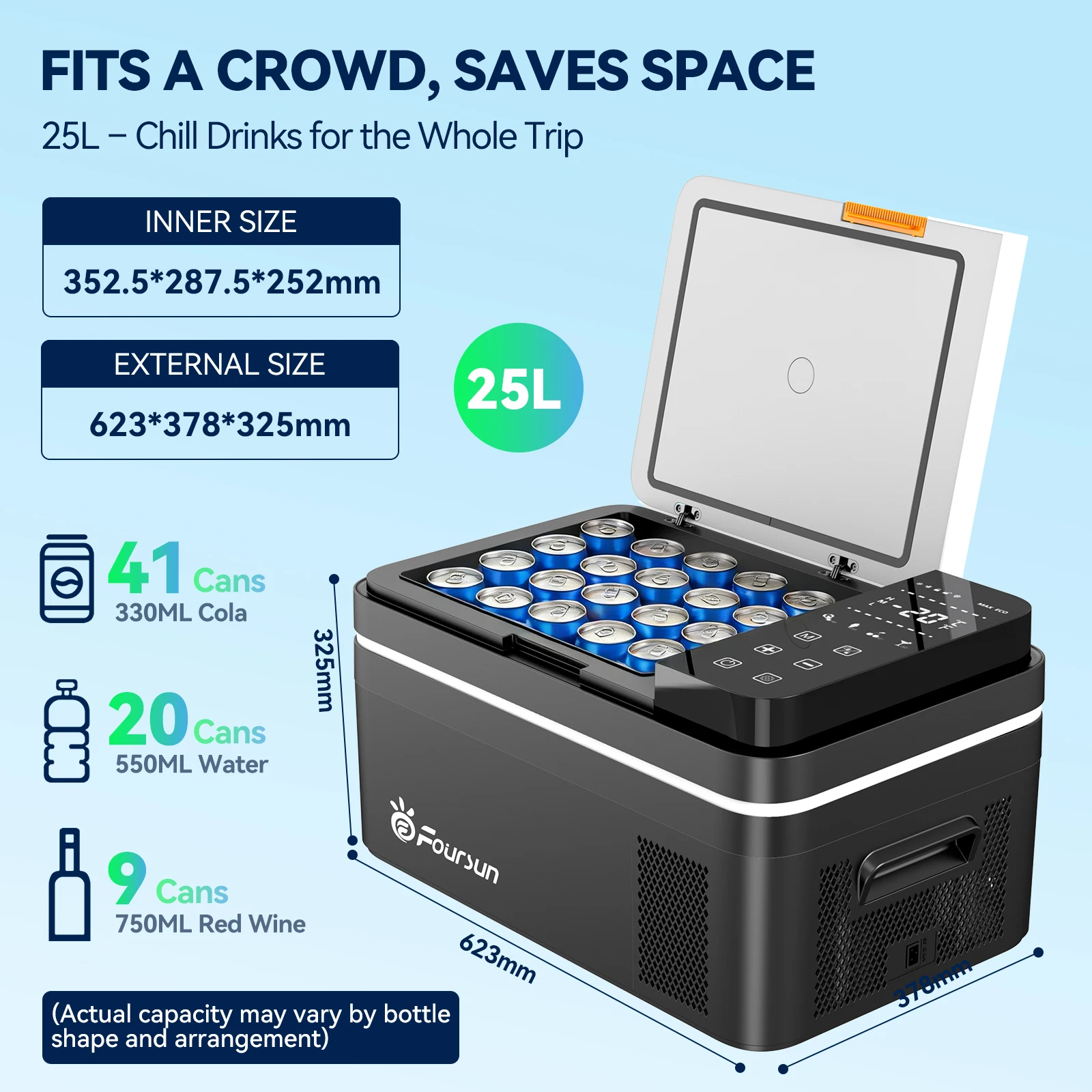 Foursun FS-C25: Чудо од 25 литара које вас хлади у ауту лети! 2