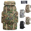 Outdoor Bag Camping Waterproof Bag training Equipment Backpack 70L Large Capacity Mountaineering 3D Backpack Camping Tactical 4