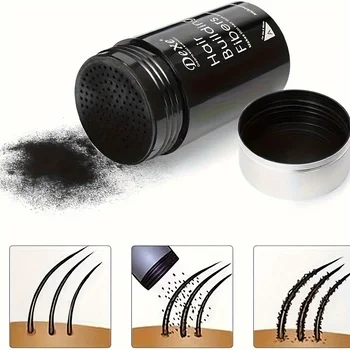 Fiber Powder 22g: Hair Building Fibers for Fuller Hair, Ideal for Men and Women